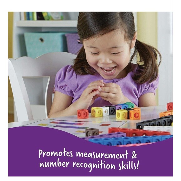 Learning Resources MathLink Cubes Early Math Activity Set - 115 Pieces-ages 4+ - Picture 3 of 14